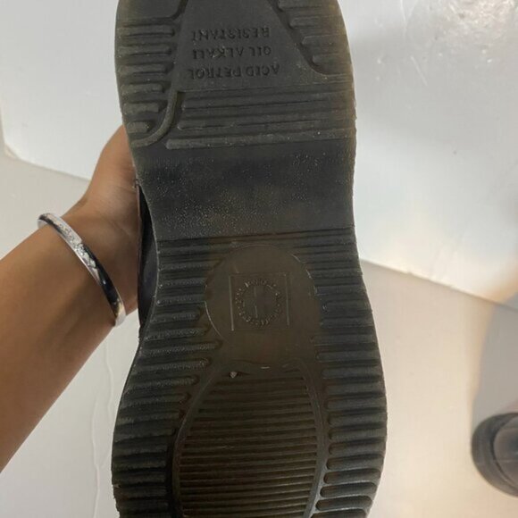 Dr. Martens AirWair Black Patent Leather Women’s Chelsea Boots Size 6 - Picture 7 of 13